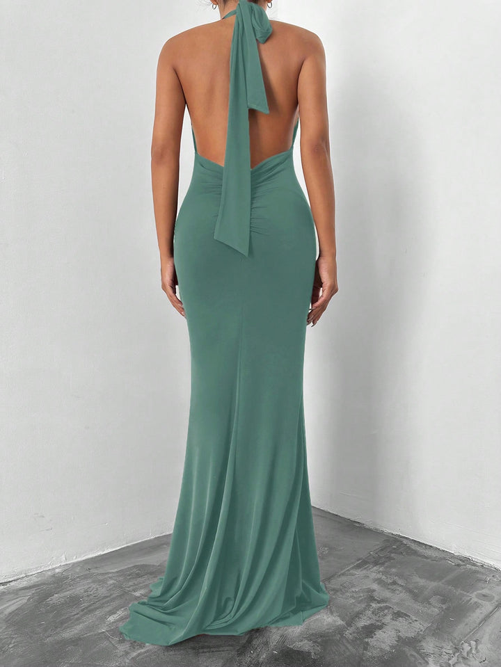 Rochie maxi SHEIN, verde