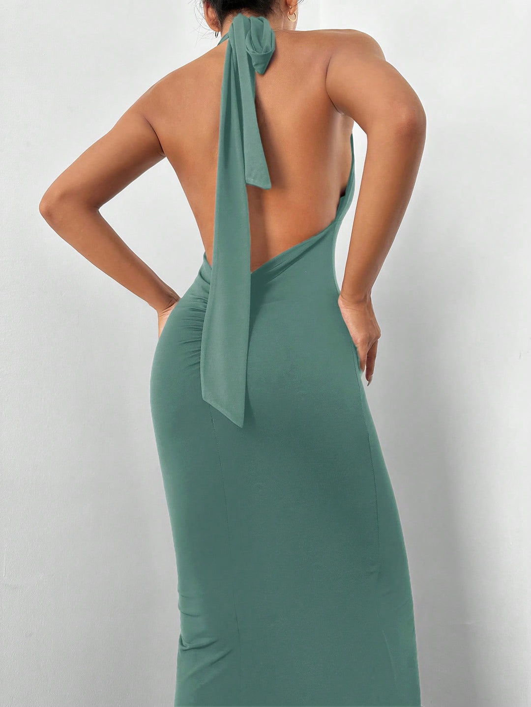 Rochie maxi SHEIN, verde