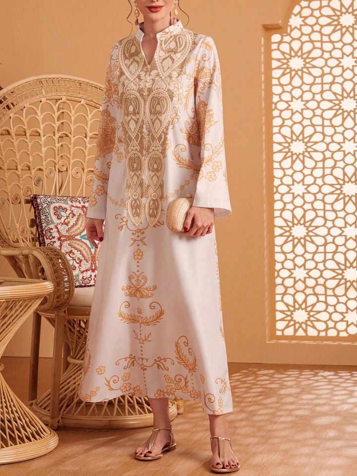 Rochie maxi Shein, mix culori