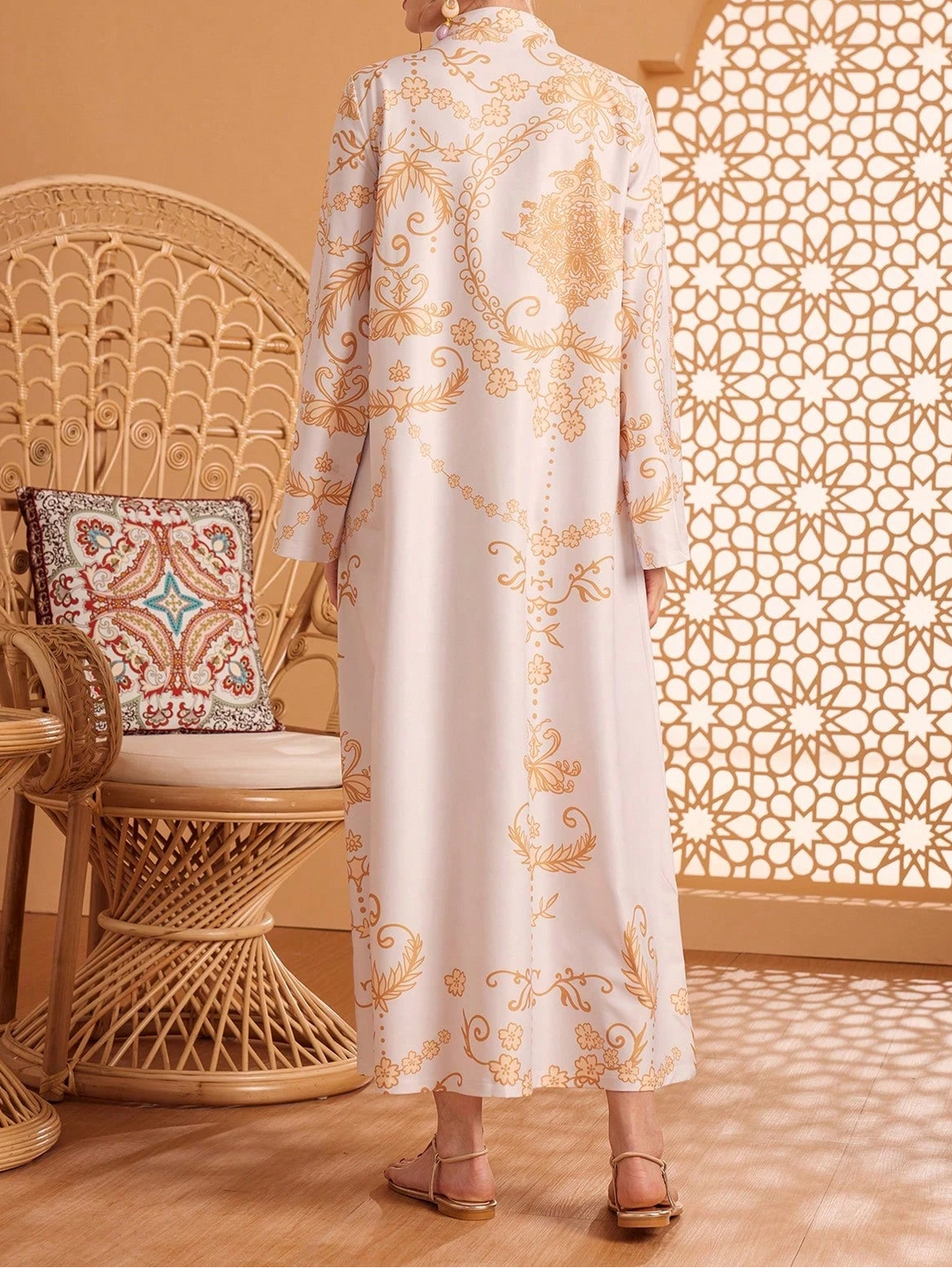 Rochie maxi Shein, mix culori