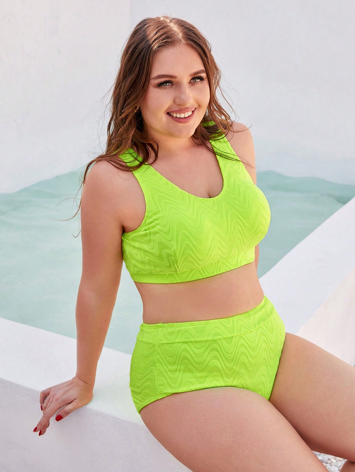 Set bikini de baie SHEIN, galben