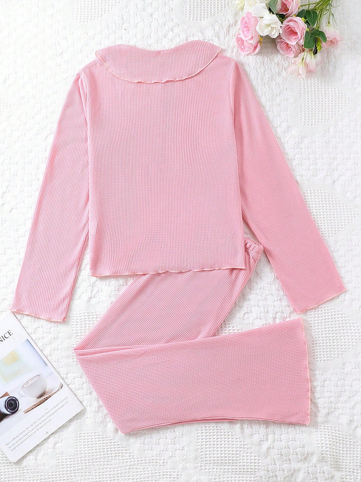 Compleu pijamale SHEIN, roz
