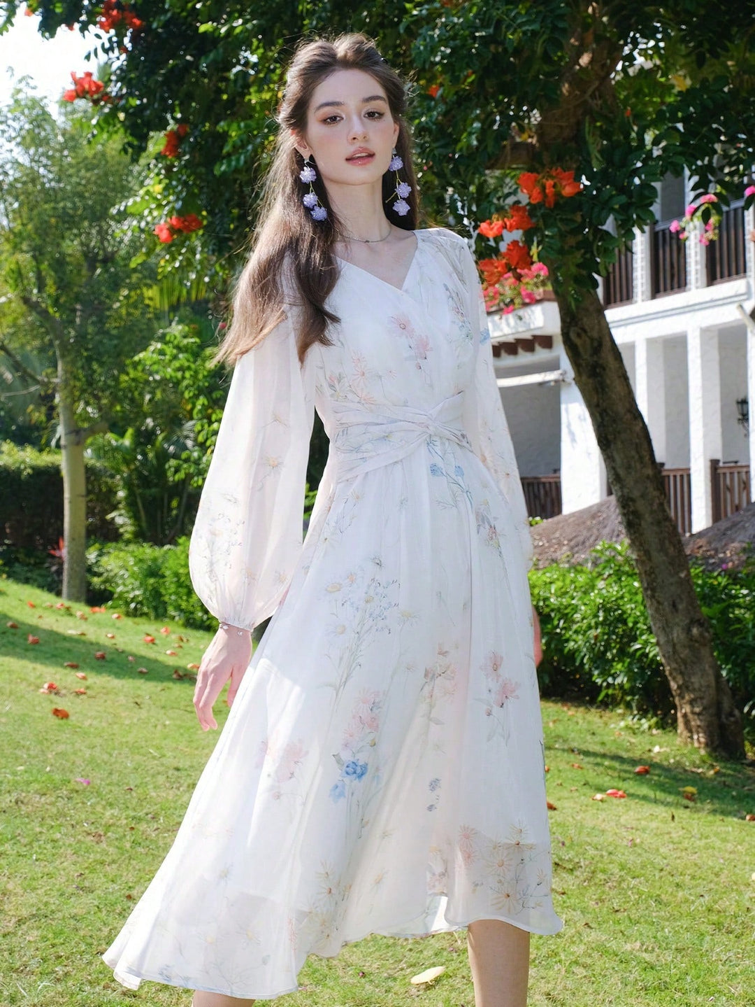 Rochie midi SHEIN, bej