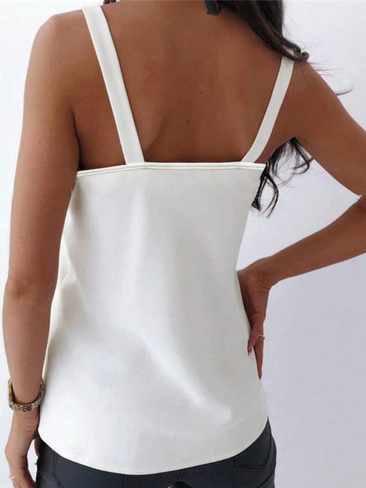 SHEIN top, white