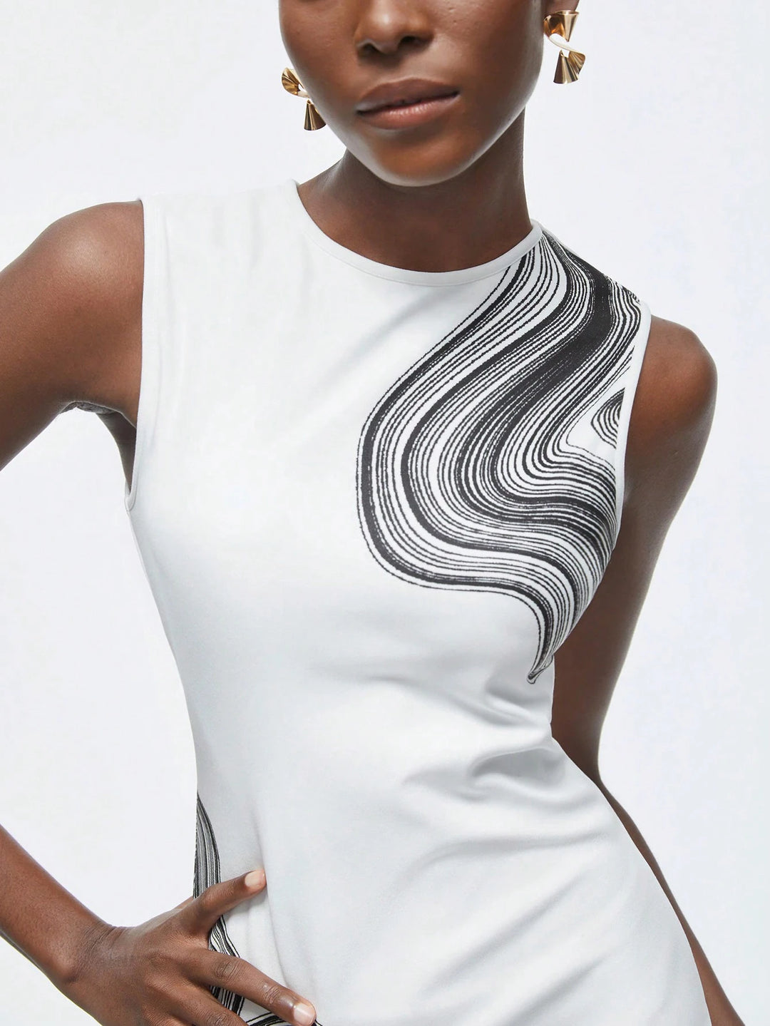 SHEIN mini ruha, fehér