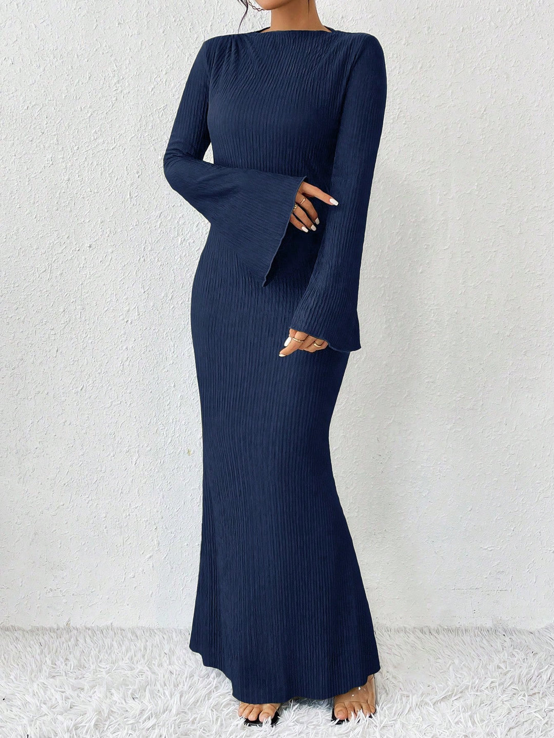 Rochie maxi SHEIN, albastru