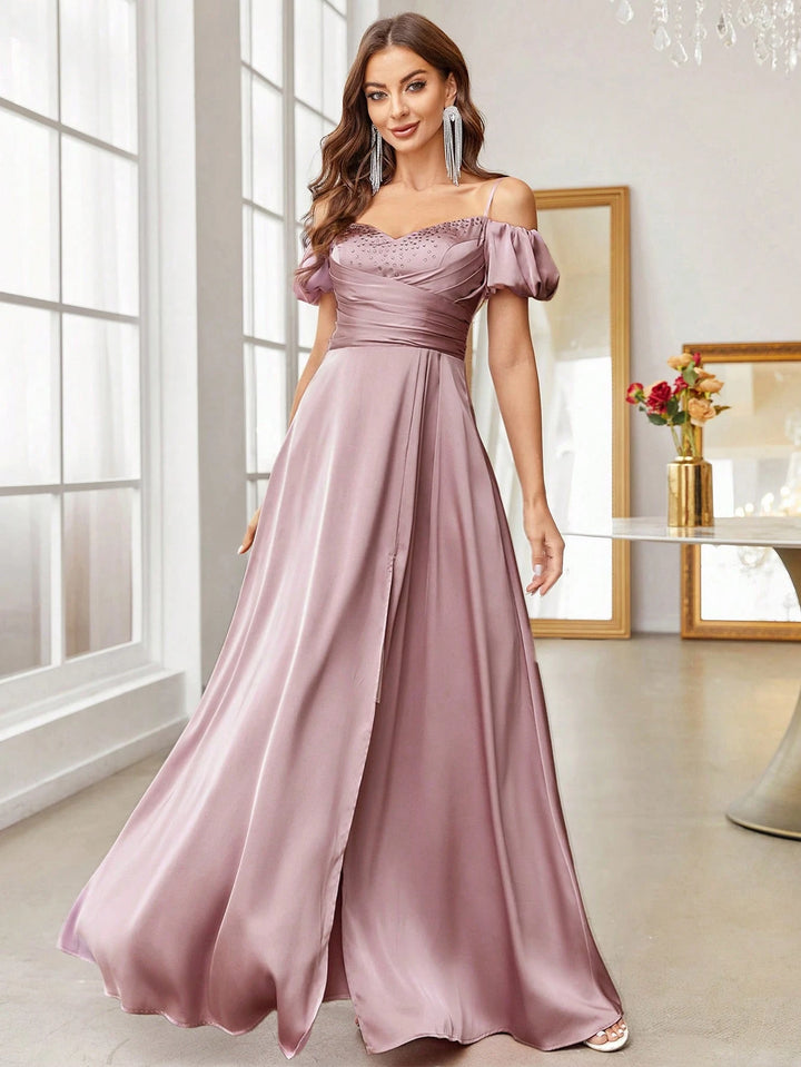 Rochie maxi SHEIN, roz