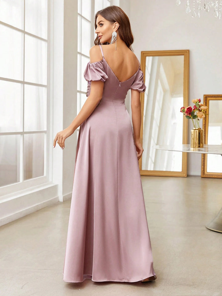 Rochie maxi SHEIN, roz