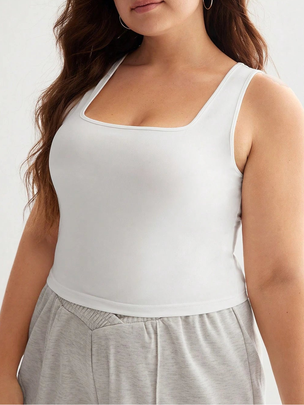 Top SHEIN, alb