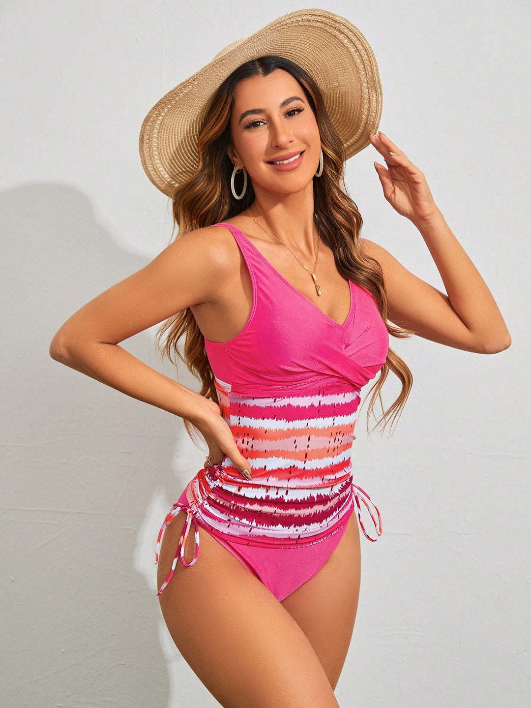 Costum de baie SHEIN, mix culori