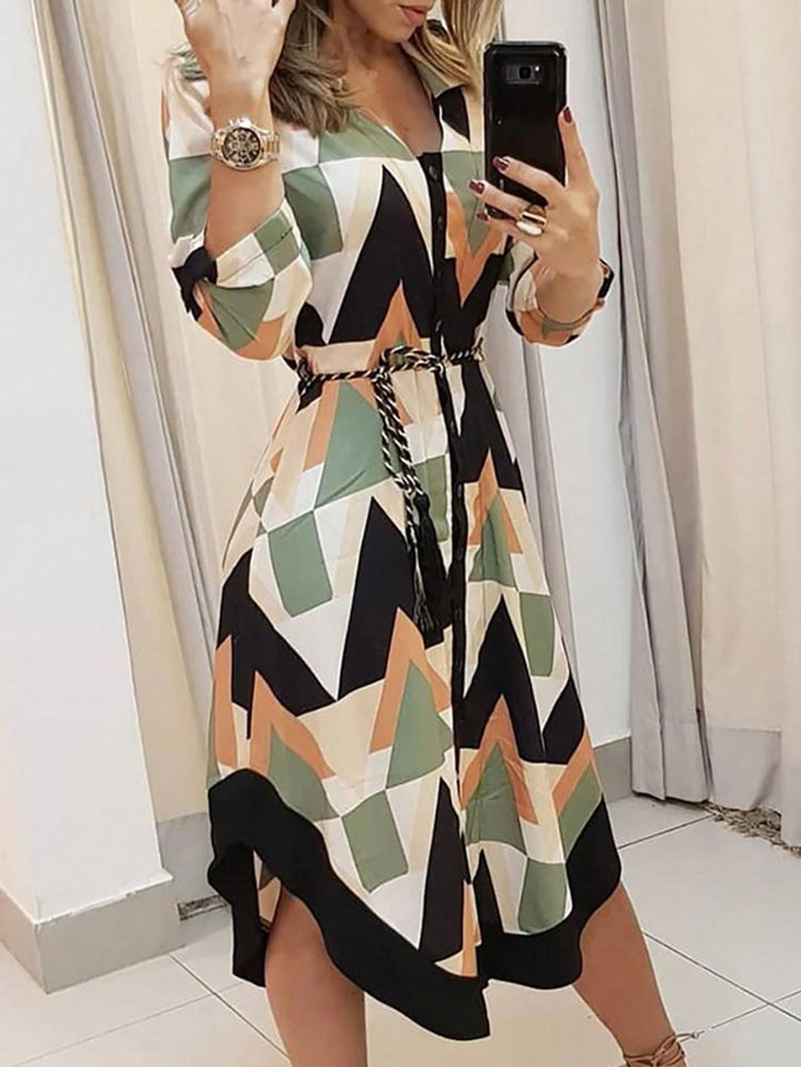 Rochie midi SHEIN, mix culori