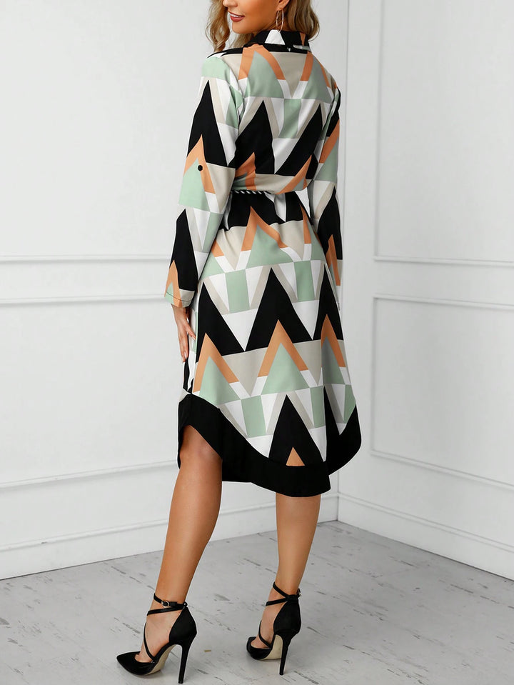 Rochie midi SHEIN, mix culori