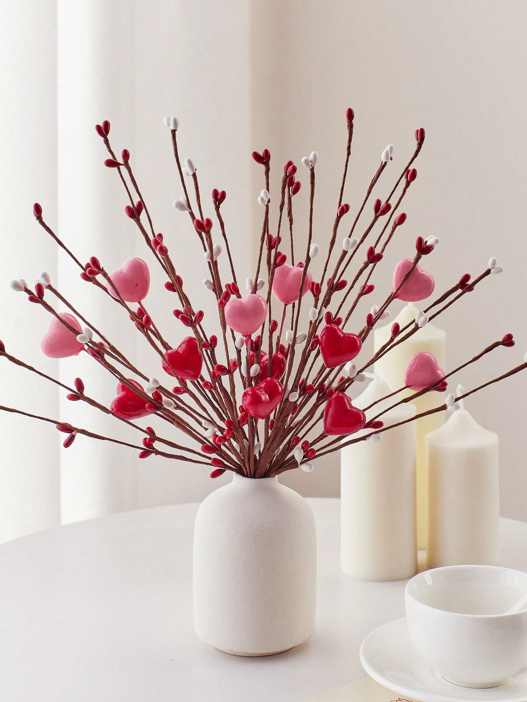 Floari artificiale SHEIN, mix culori