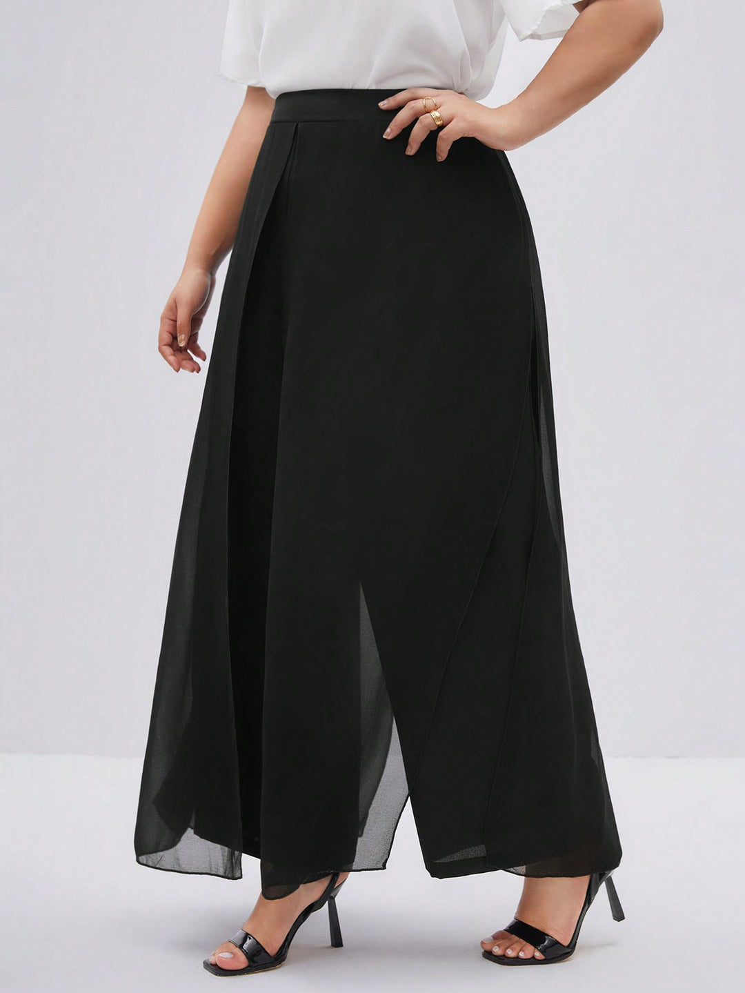 Pantaloni SHEIN, negru