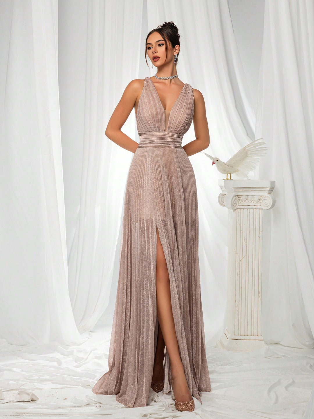 Rochie SHEIN, auriu