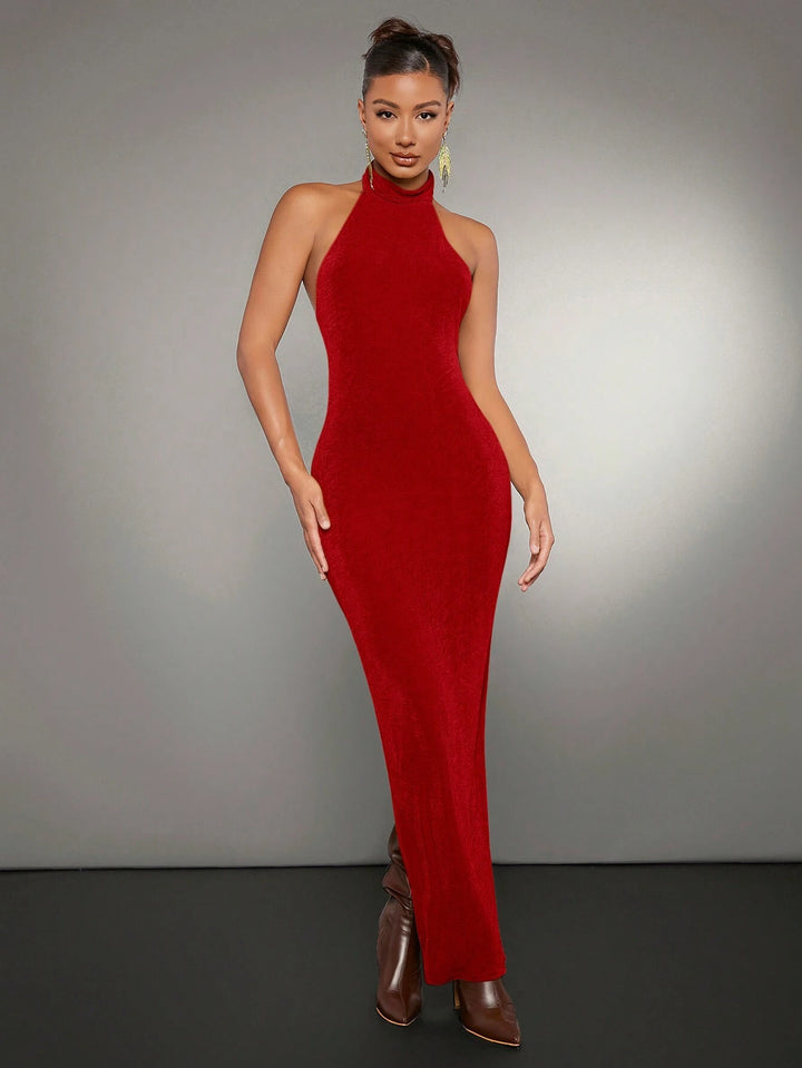Rochie maxi SHEIN, roșu