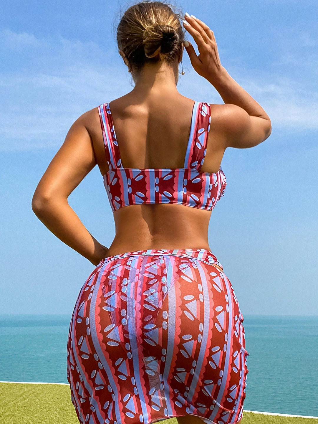 Set bikini SHEIN, mix culori
