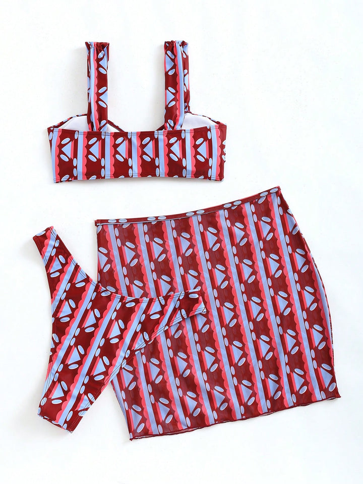 Set bikini SHEIN, mix culori