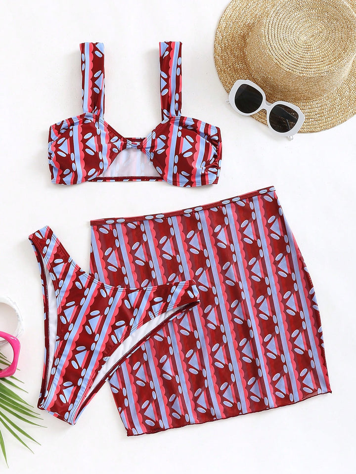 SHEIN kétrészes bikini szett, vegyes színek
