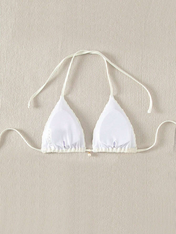 Sutien de baie SHEIN, crem
