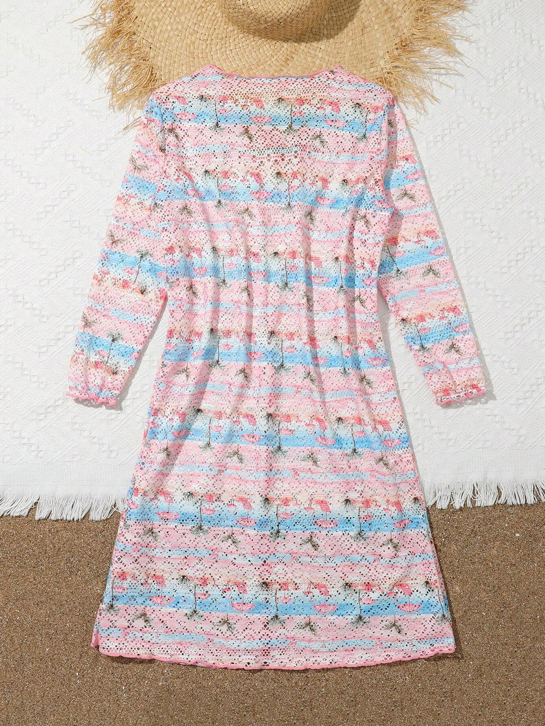 Cardigan de plajă SHEIN, mix culori