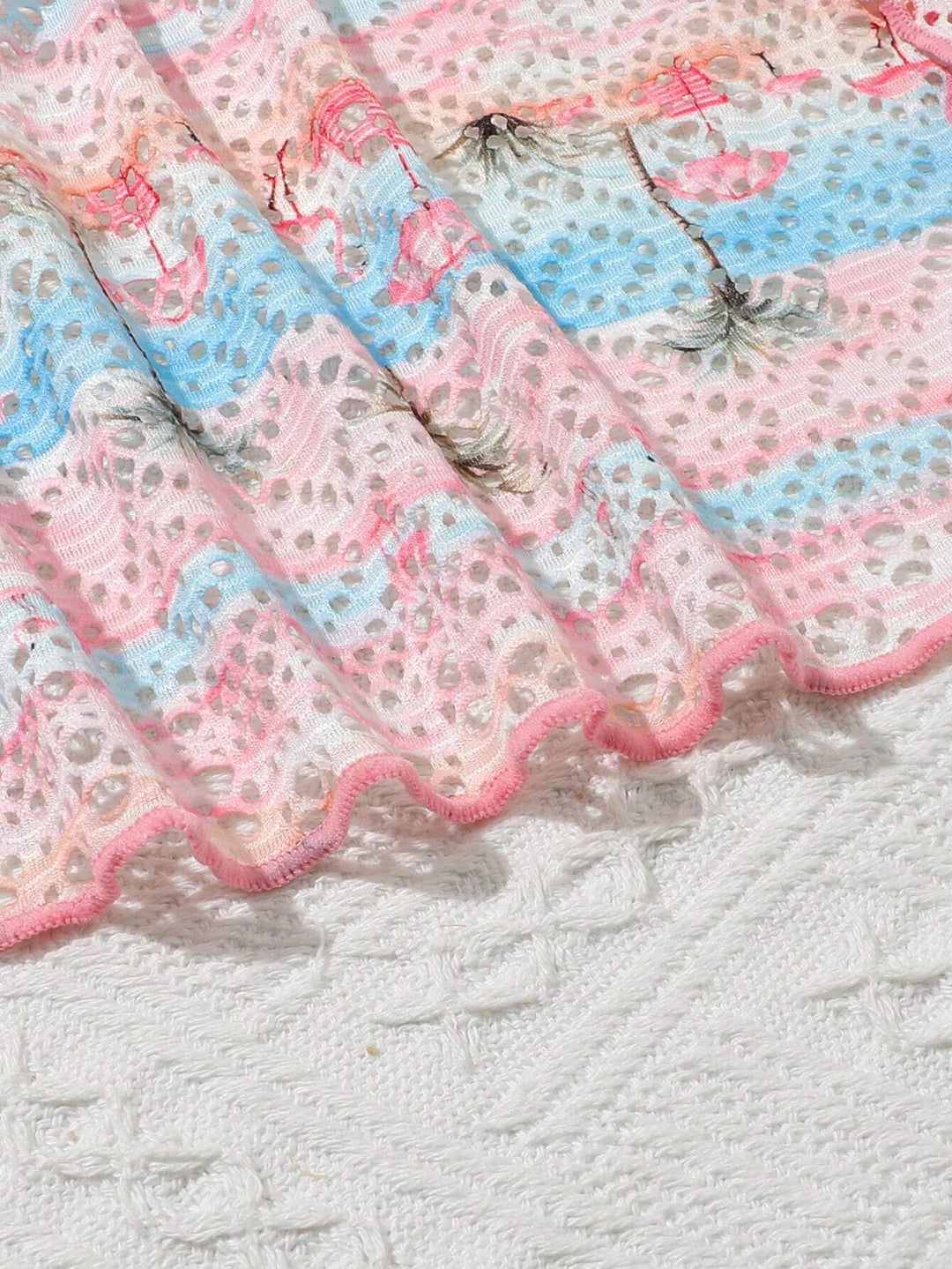 Cardigan de plajă SHEIN, mix culori