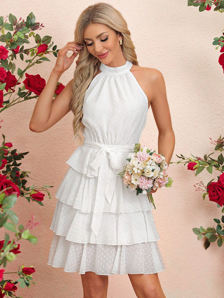 Rochie midi SHEIN, alb