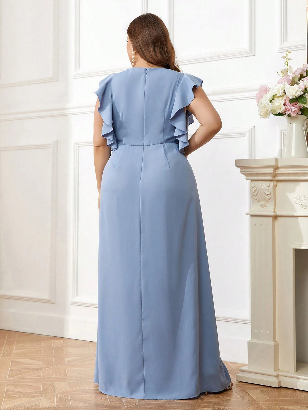 Rochie maxi SHEIN, albastru