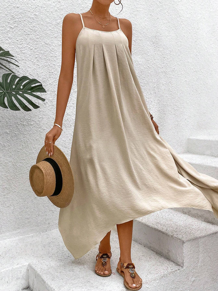 Rochie maxi SHEIN, bej