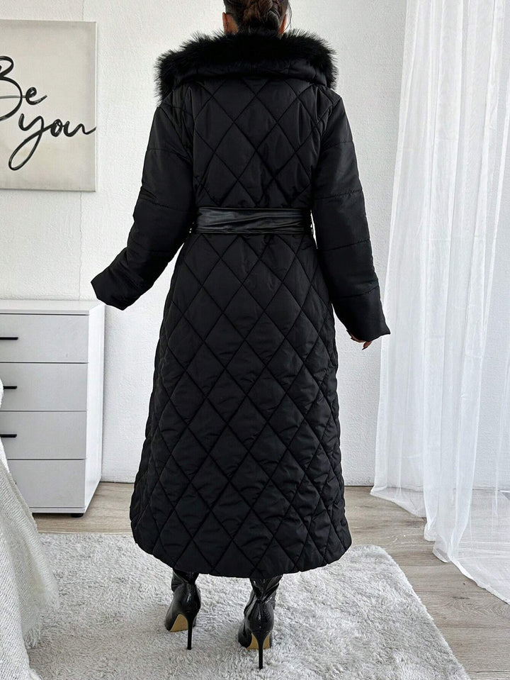 Geacă lungă SHEIN, negru