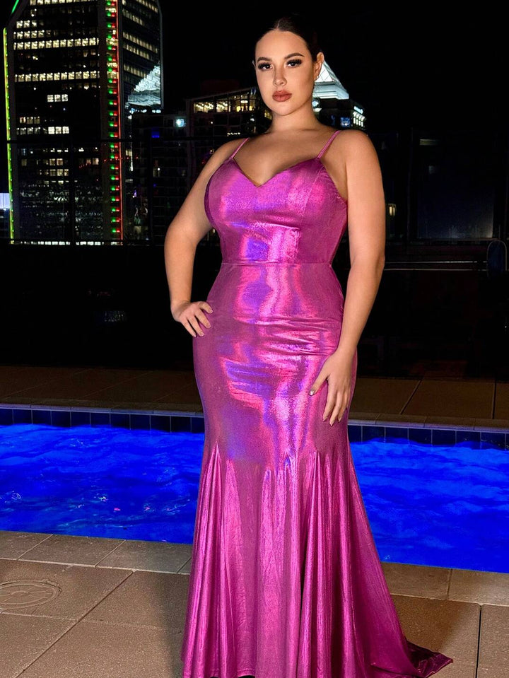 Rochie maxi SHEIN, roz