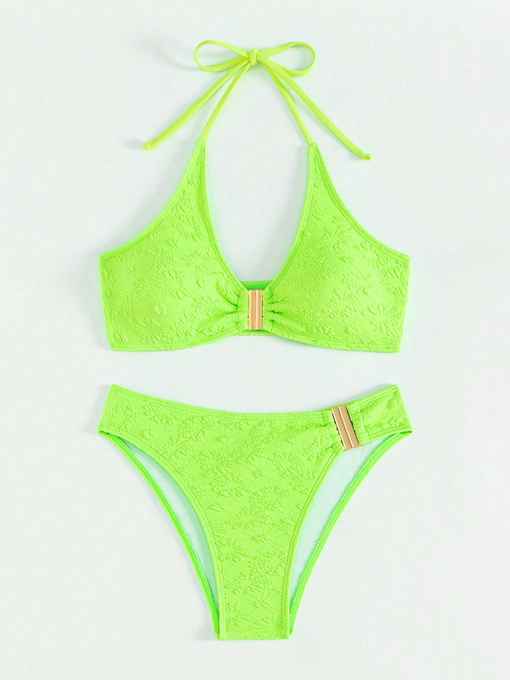 Set bikini SHEIN, verde