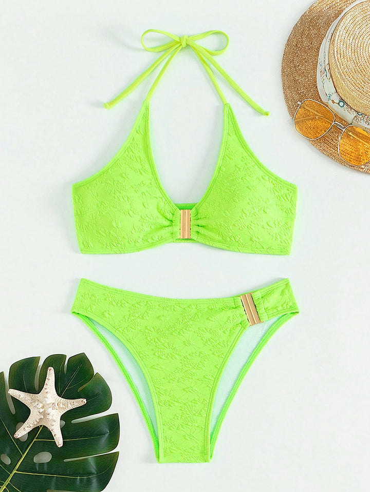Set bikini SHEIN, verde