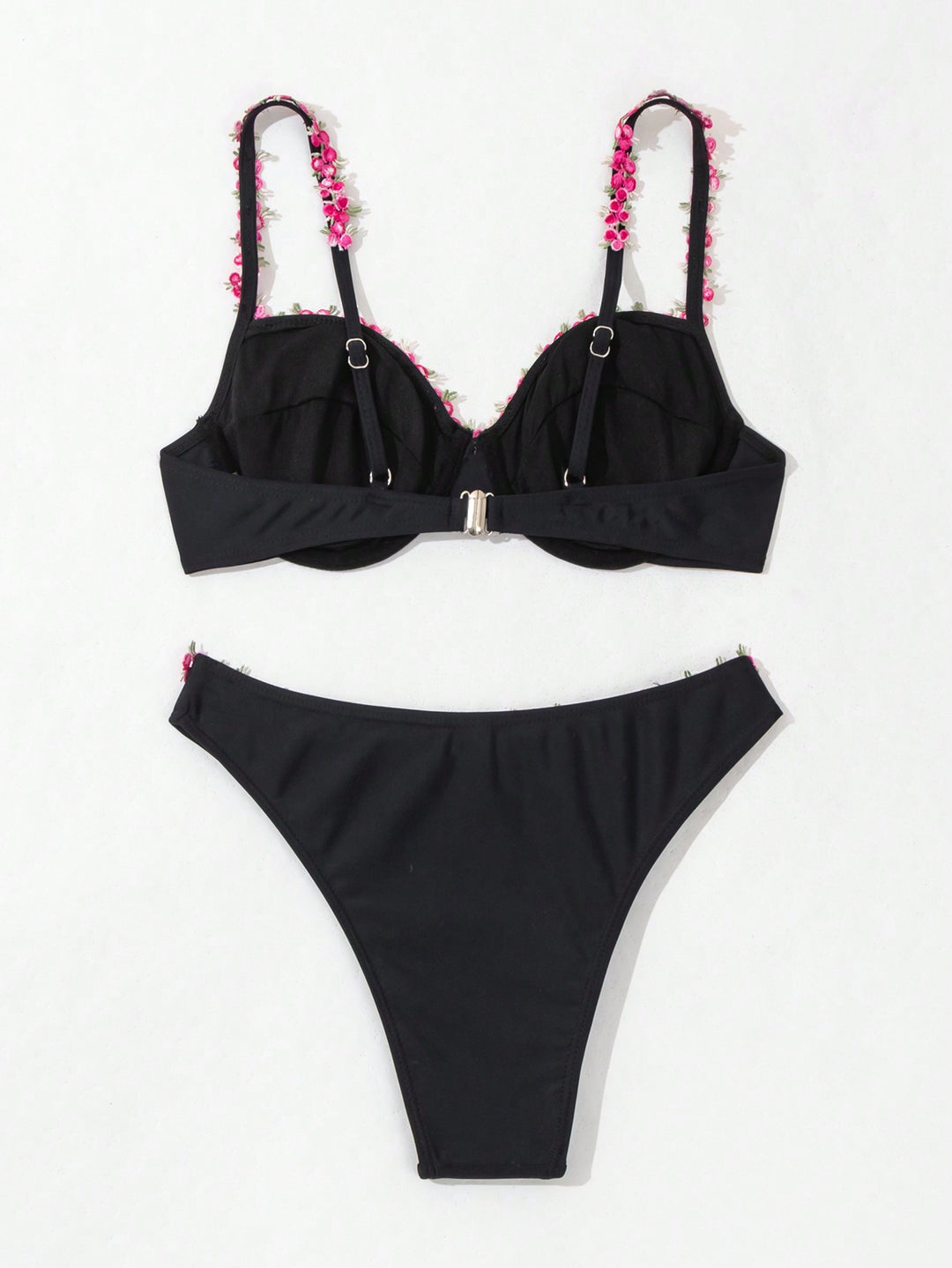Set bikini SHEIN, negru
