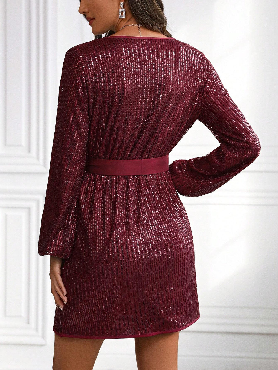Rochie mini SHEIN, vișiniu