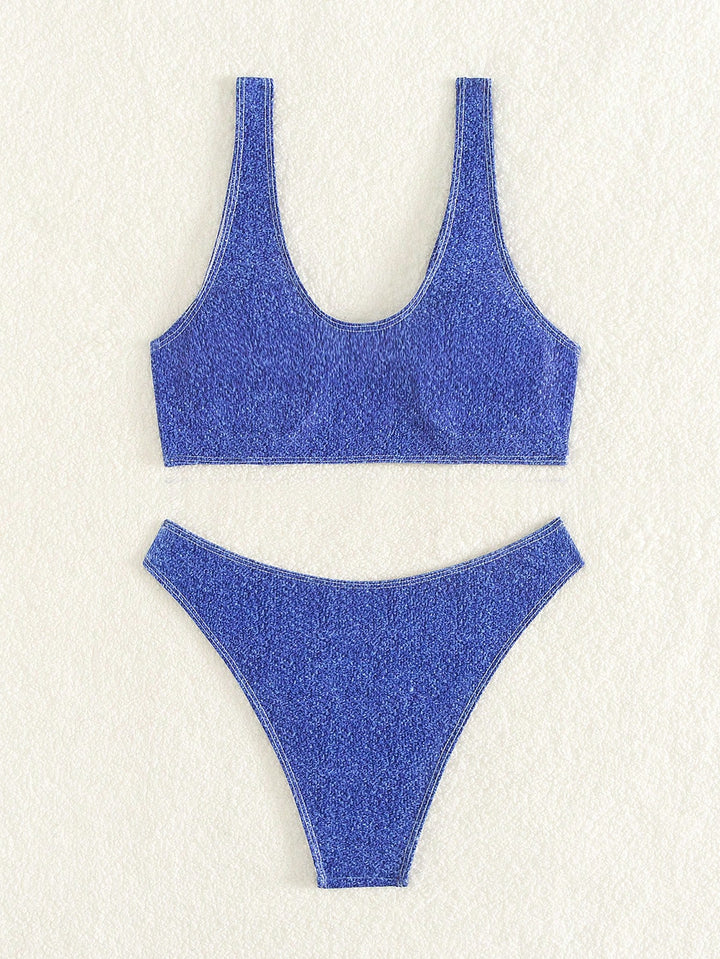 Set bikini SHEIN, albastru