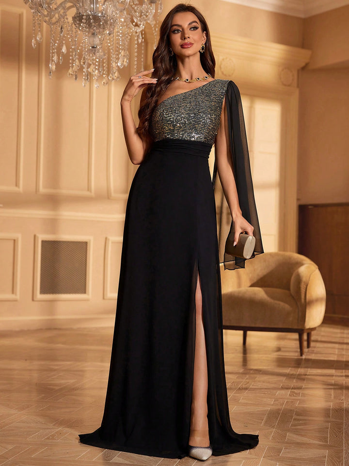 Rochie maxi SHEIN, negru
