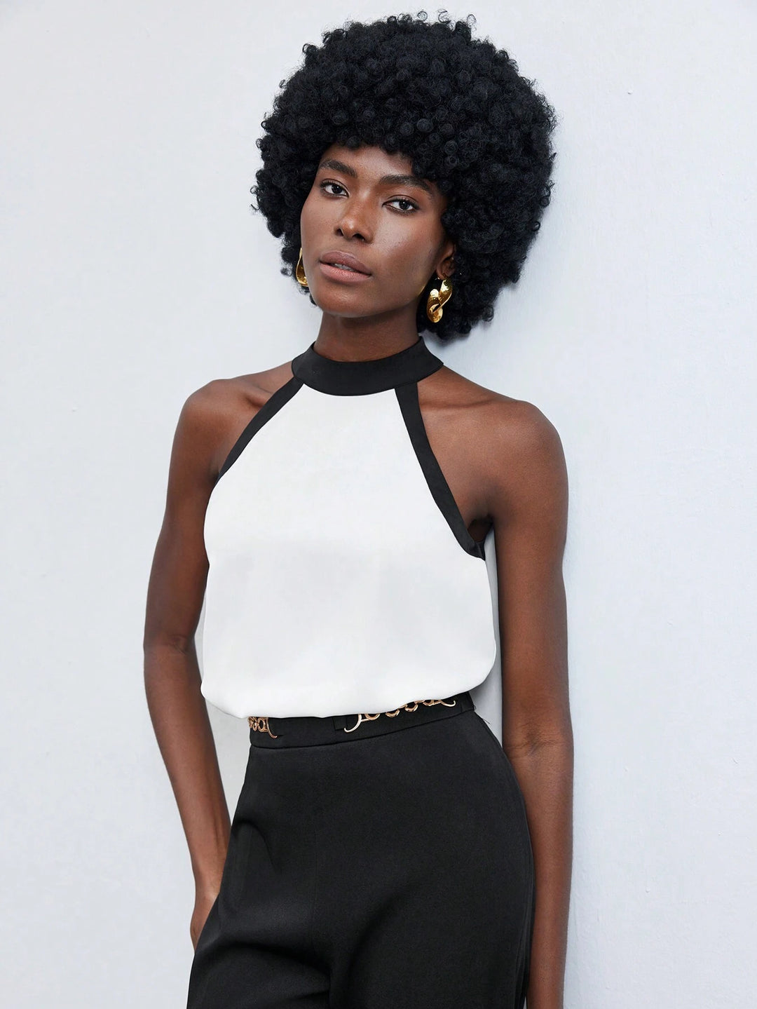 Top SHEIN, alb