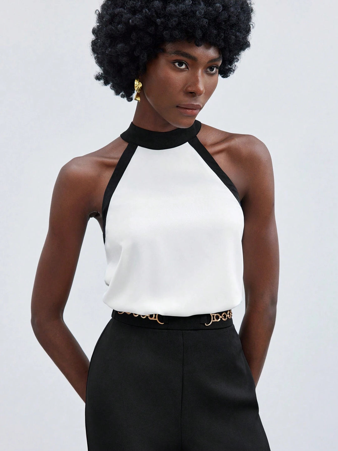 Top SHEIN, alb