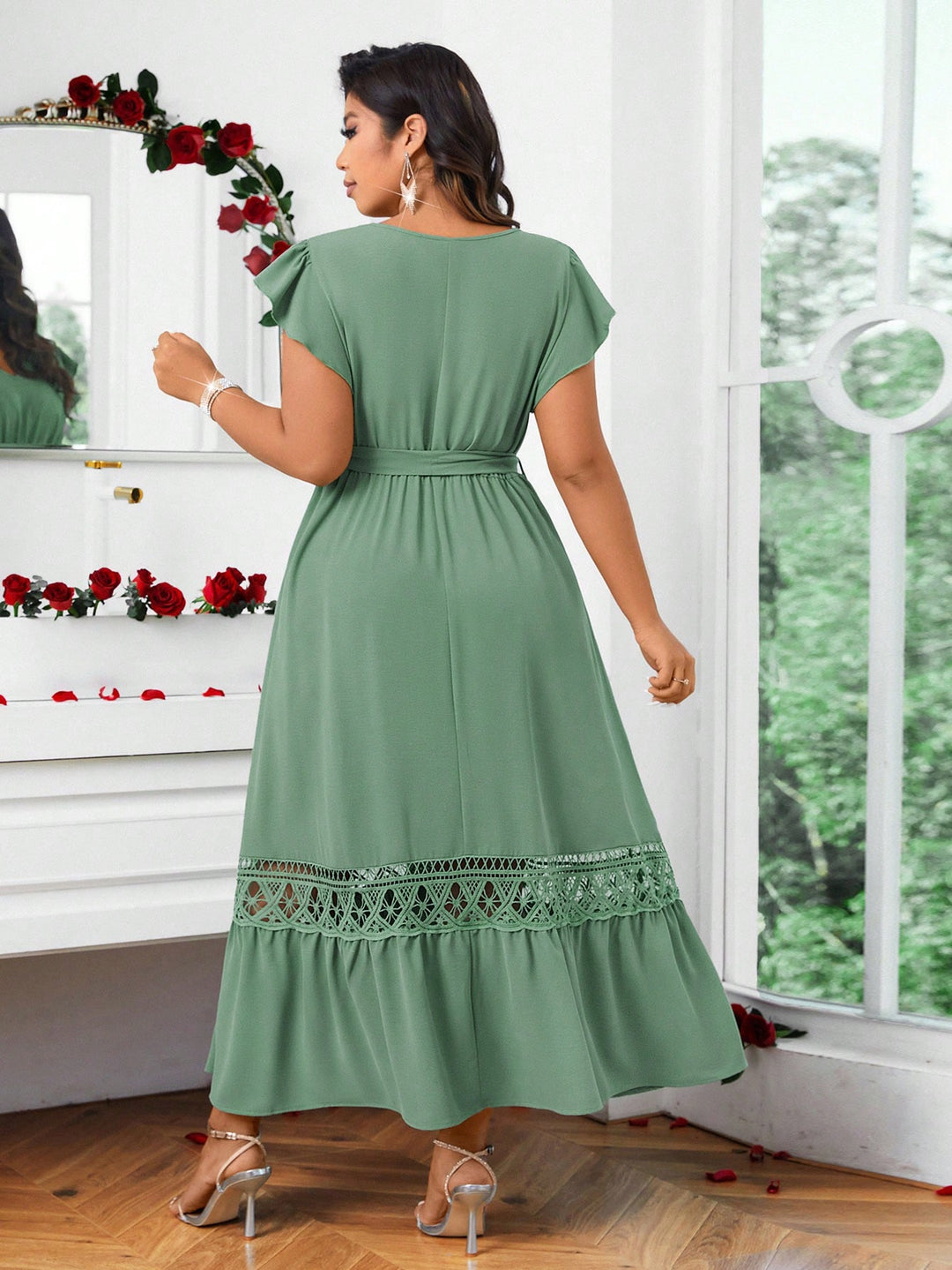Rochie SHEIN, verde