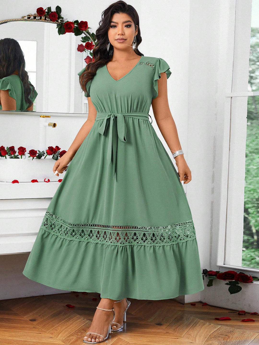 Rochie SHEIN, verde