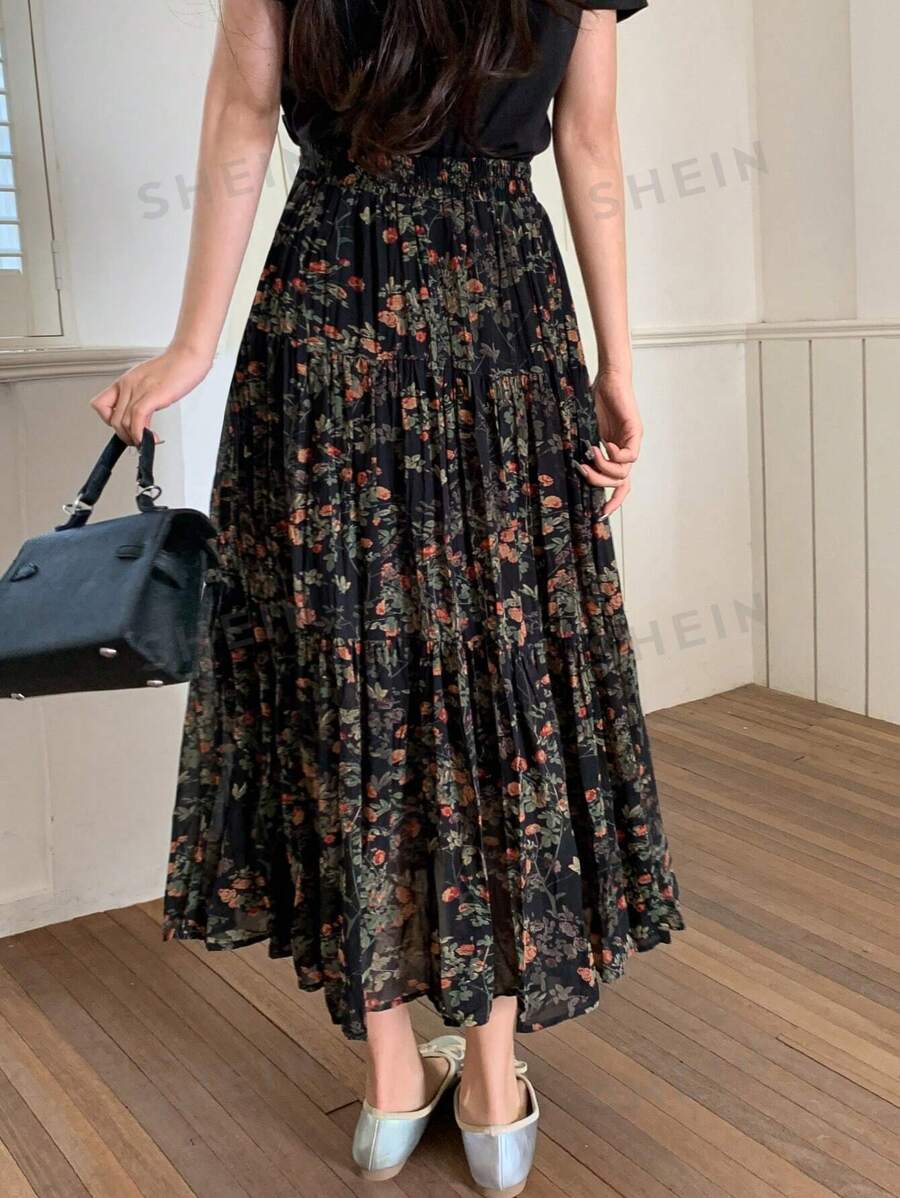 Fustă maxi SHEIN, mix culori