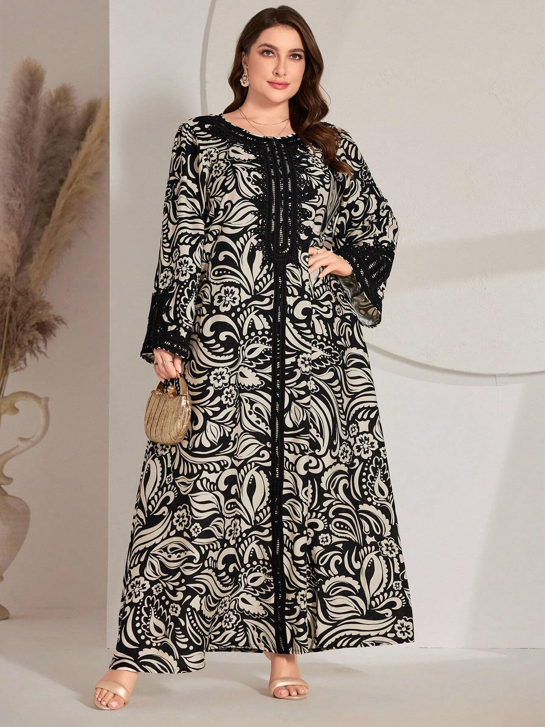 Rochie maxi SHEIN, mix culori