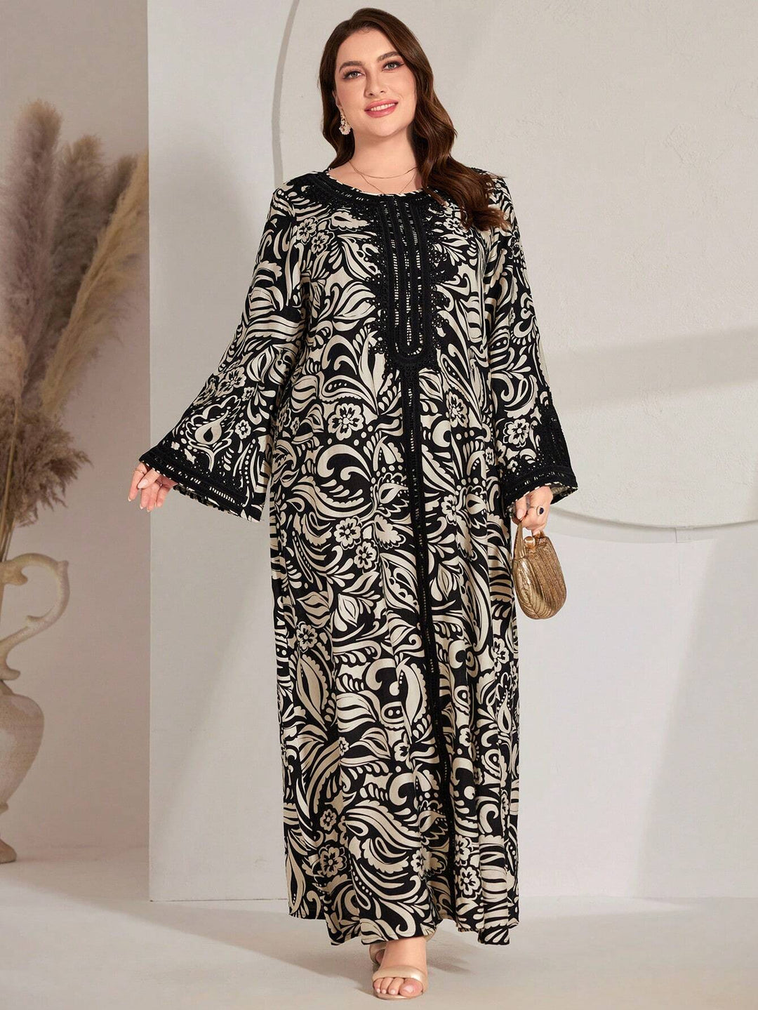 Rochie maxi SHEIN, mix culori