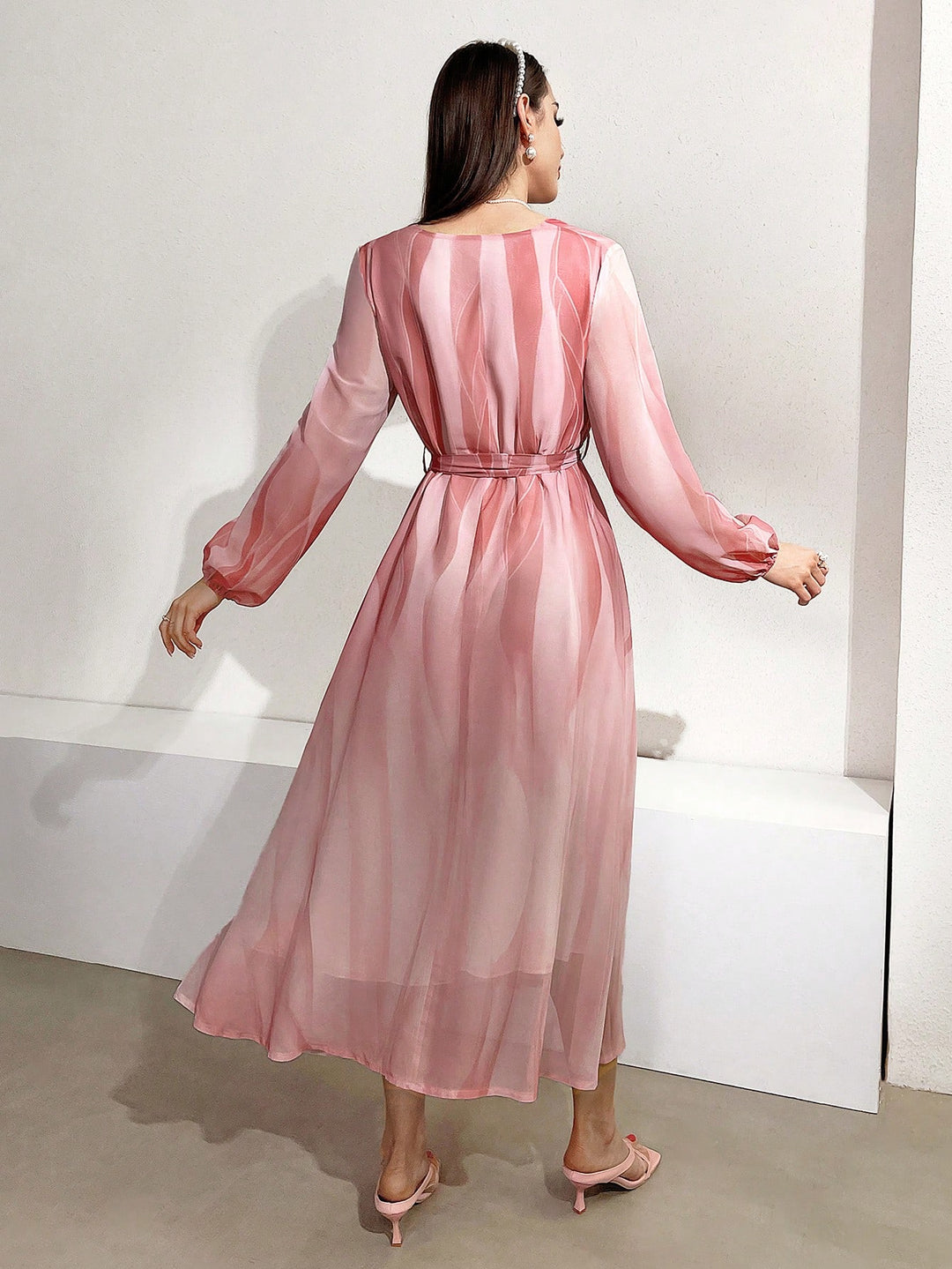 Rochie maxi SHEIN, mix culori