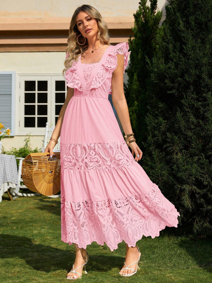 Rochie maxi SHEIN, roz