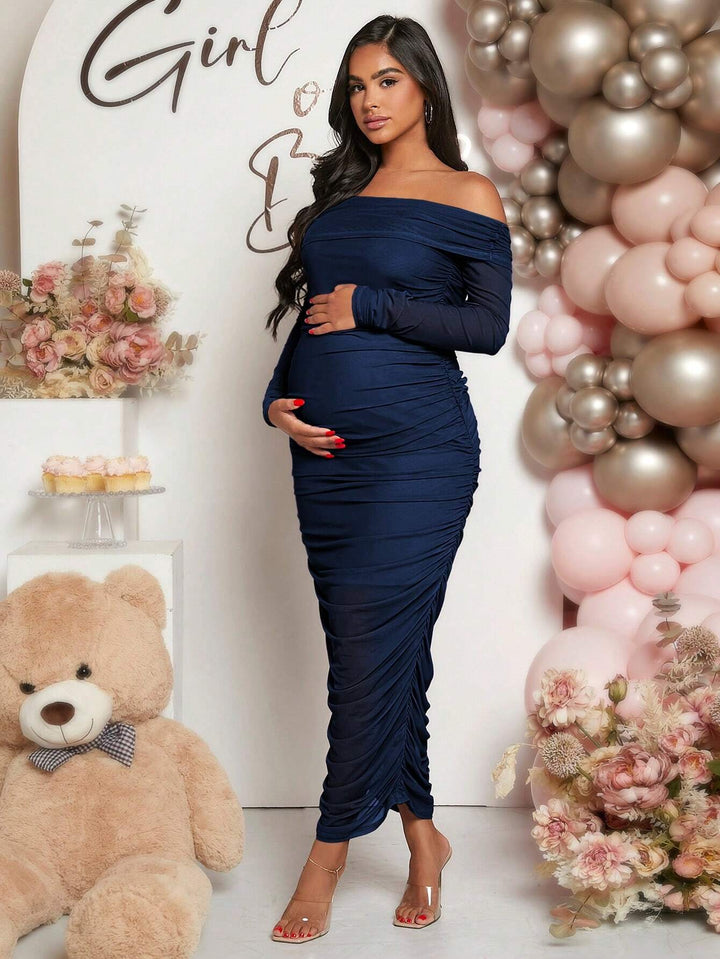 Rochie midi SHEIN, albastru
