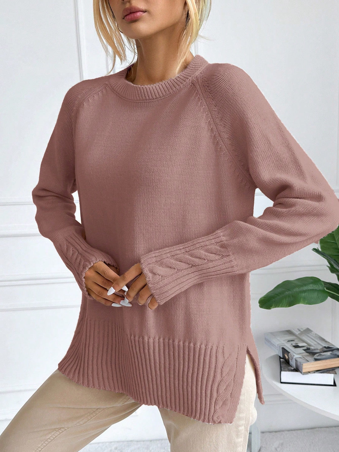 Pulover SHEIN, roz