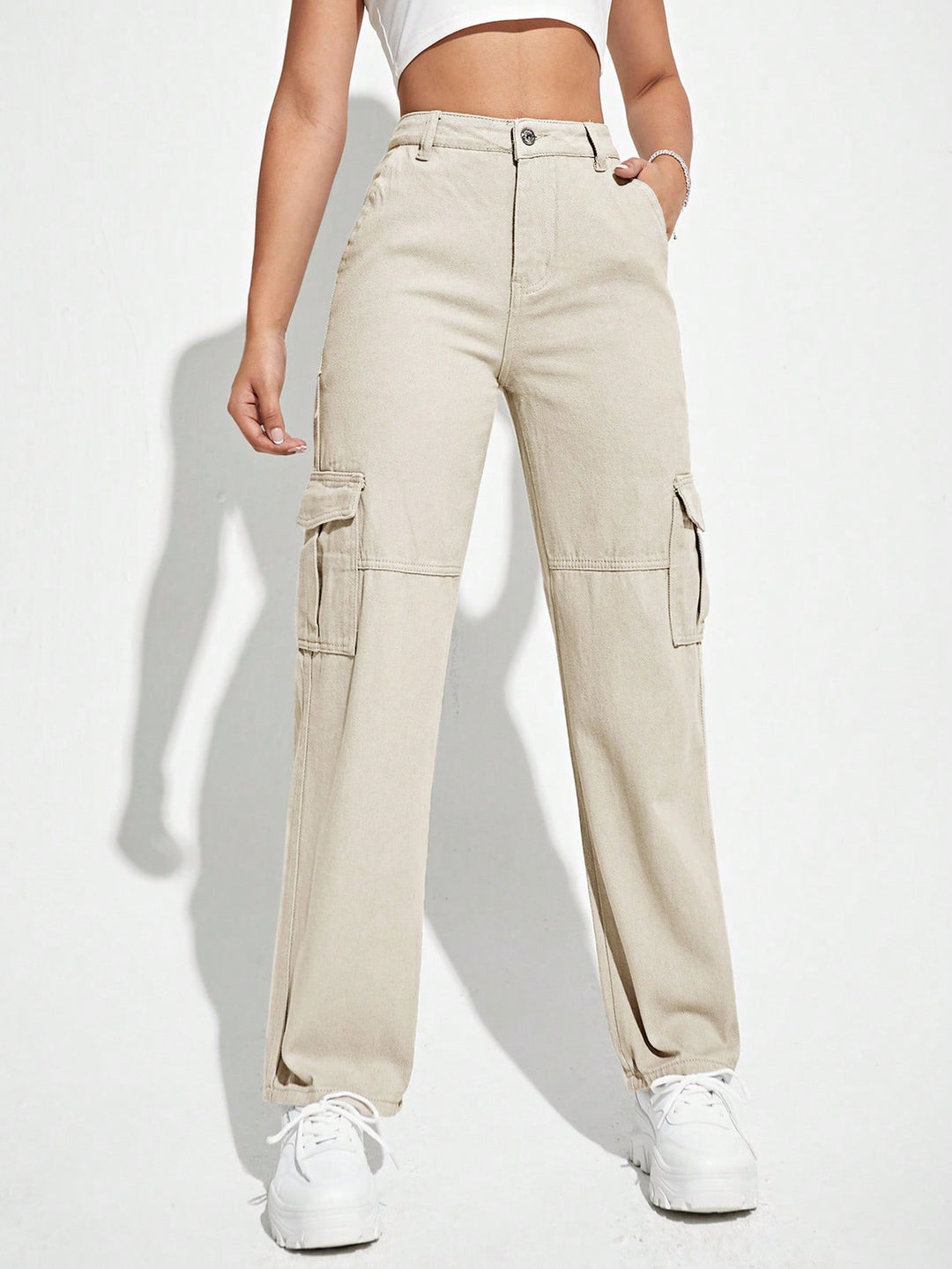 Jeans SHEIN, bej