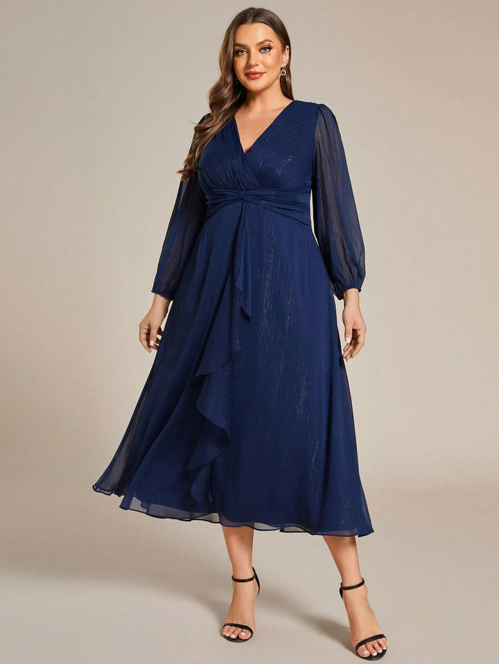 Rochie midi SHEIN, albastru